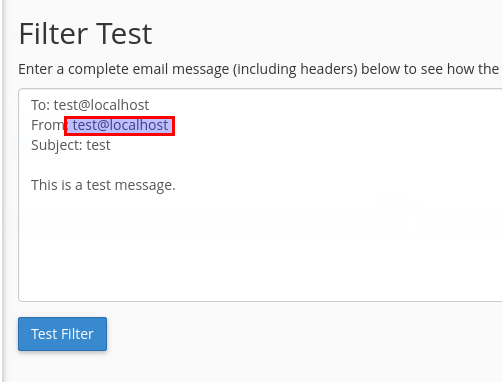 Testing your email spam filter